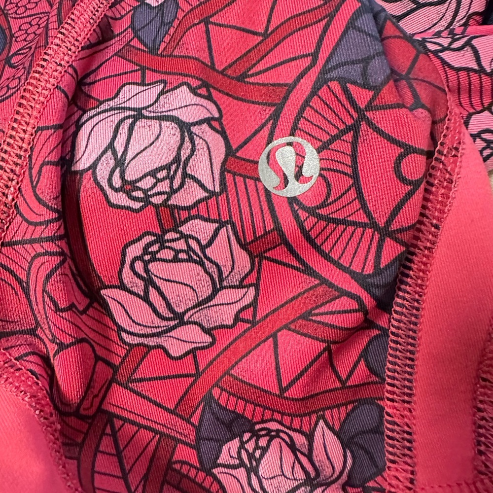 Lululemon Inspire Crop Prism Floral‎ Multi Guava 6 - Picture 3 of 5
